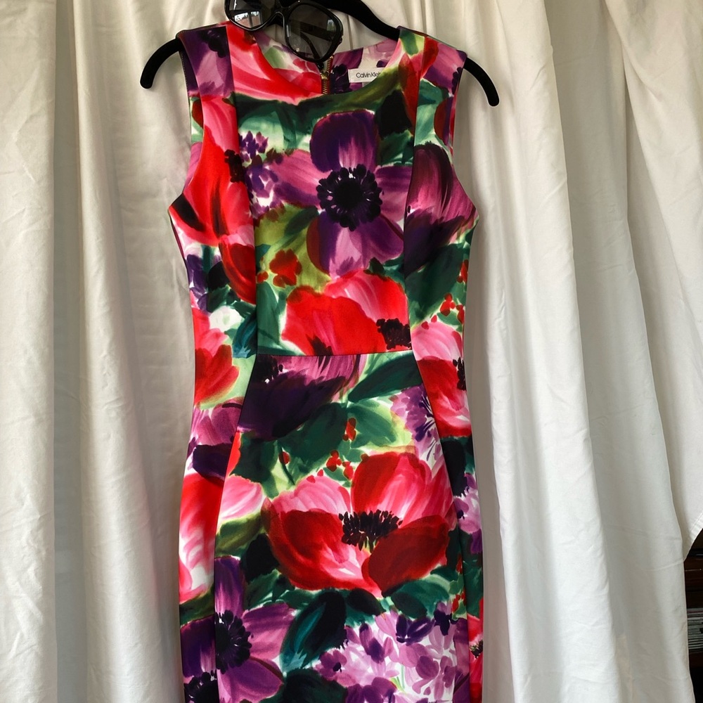 Calvin Klein Scuba Cocktail Dress